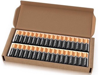 59% off 34-Pack Duracell Coppertop AA Alkaline Batteries