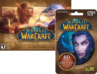 30% off World of Warcraft Game and 60-day Subscription Card