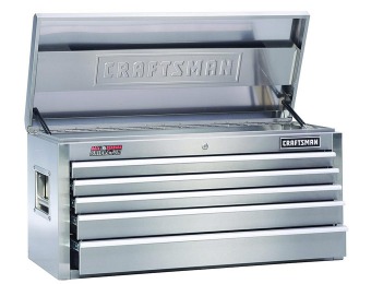 70% off Craftsman 41" Griplatch Stainless Steel Top Tool Chest