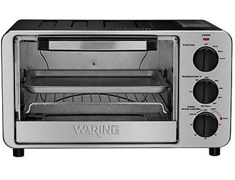 61% off Waring Pro Stainless Steel Toaster Oven w/ code PRES