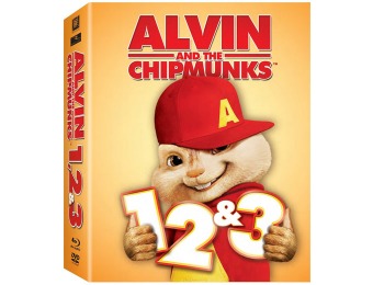 70% off Alvin and the Chipmunks 1, 2 & 3 Blu-ray