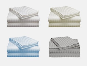 70% off 5th Ave 1000TC Egyptian Cotton Sheets, Multiple Colors