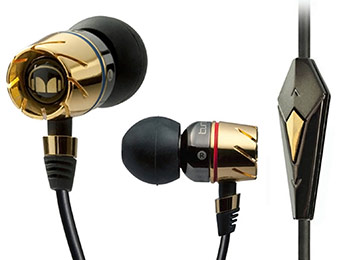 50% off Monster Turbine Pro Gold Audiophile In Ear Speakers