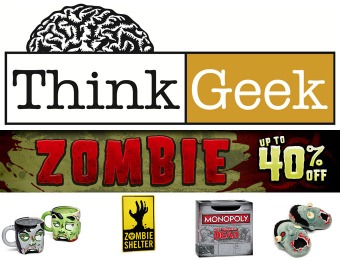 Up to 40% off Zombie Stuff at ThinkGeek.com, 71 Items on Sale