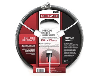 40% off Craftsman 5/8 in. x 100 ft. All Rubber Hose
