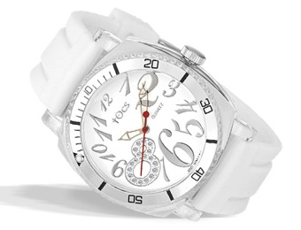 83% off tOcs Sporty Diver Crystal Accented Quartz Women's Watch