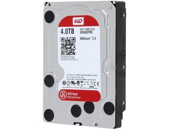 $120 off WD Red WD40EFRX 4TB 3.5" NAS Internal Hard Drive
