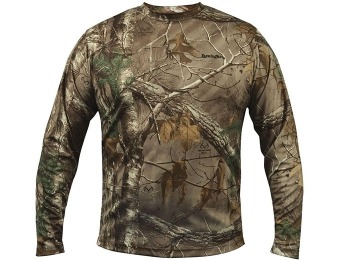 77% off Remington Solid Long Sleeve Wicking Camo T-Shirt