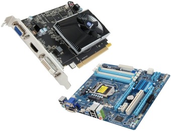 Sapphire Radeon R7 240 2GB + Gigabyte Intel Z77 Motherboard