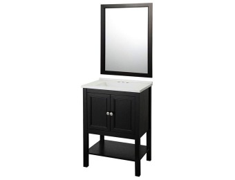 39% off Foremost Addie 25" Vanity in Espresso with Marble Top