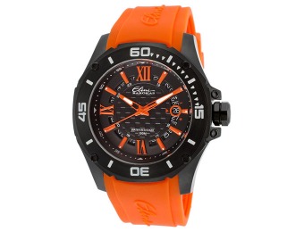 $351 off Elini Barokas 10196 Orange Silicone Swiss Men's Watch