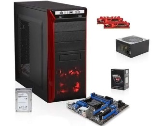 $73 off AMD Richland 4.1GHz Quad-Core Barebones PC Kit