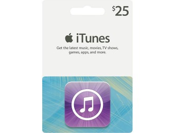 15% off Apple iTunes / AppStore $25 Gift Card