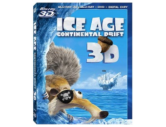 62% off Ice Age: Continental Drift (Blu-ray 3D / Blu-ray / DVD)