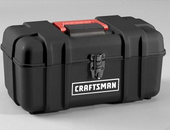 55% off Craftsman 14" Plastic Tool Box with Removable Tray