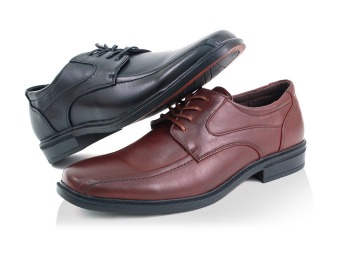 63% off Alpine Swiss Men's Lace Up Oxfords, Black or Brown