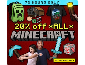 Extra 20% off Minecraft Stuff at ThinkGeek.com