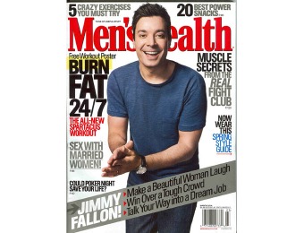 84% off Men's Health Magazine Subscription, $6.99 / 10 Issues