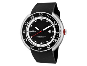 89% off Red Line 50039-01 Driver Silicone Men's Watch
