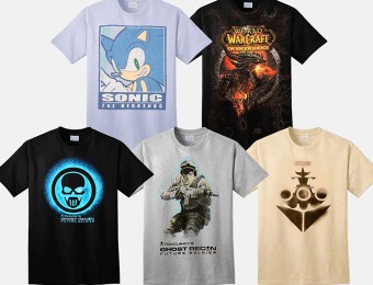67% off Video Game T-Shirts (2-Pack)