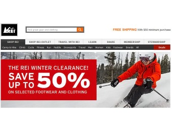 REI Winter Clearance Sale - Up To 50% off Footwear and Clothing