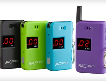 $20 off BACtrack Keychain Breathalyzer, Multiple Colors