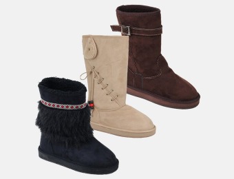 70% off Sunville Faux Suede Boots,3 Styles, Multiple Colors