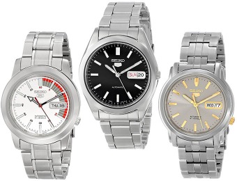$131 off Seiko Men's Automatic Stainless Steel Watches, 6 Styles