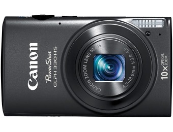 $61 off Canon PowerShot ELPH 330 HS 12.1-Megapixel Digital Camera