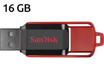 Extra 71% off SanDisk Cruzer Switch 16GB USB Flash Drive