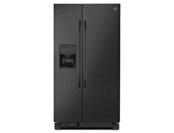 28% off Kenmore 5112 25.4 cu.ft. Side-by-Side Refrigerator, Black