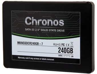 Extra $70 off Mushkin Enhanced Chronos 2.5" 240GB SSD
