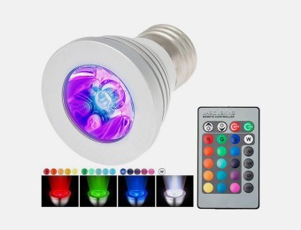 83% off 2-Pack Magic LED Light Bulb with Remote Control