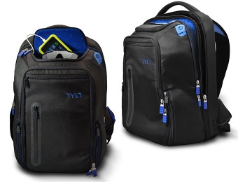 $120 off TYLT Energi+ Backpack w/ Built-In 10,400mAh Battery