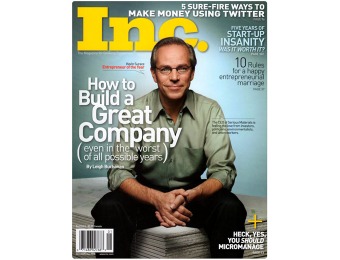 92% off INC Magazine Subscription, $4.50 / 10 Issues