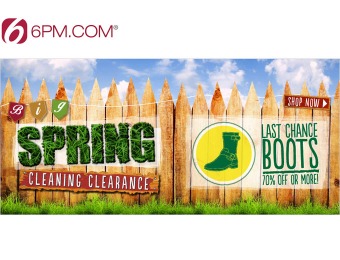 6PM.com Spring Clearance Boot Sale - Up to 80% off