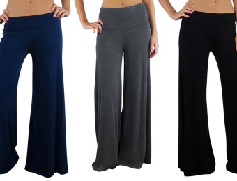 $45 off Free to Live Women's Palazzo Pants, Multiple Colors