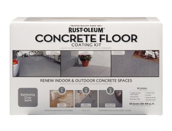 25% off Rust-Oleum 265054 Concrete Floor Coating Kit