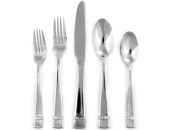 58% off Hampton Forge 45-Pc Stainless Steel Flatware Set