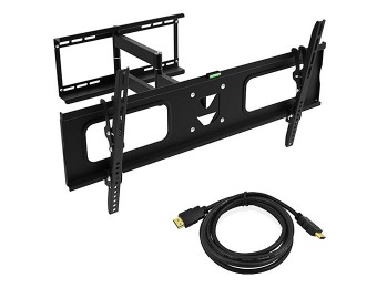 64% off Ematic EMW5206 HDTV Wall Mount w/ 15' HDMI Cable