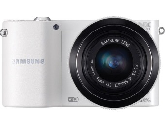 52% off Samsung NX1100 Wi-Fi Digital Camera w/20-50mm Lens