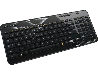 50% off Logitech K360 Wireless Keyboard - Coral Fan