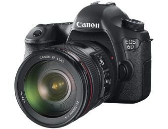 $501 off Canon EOS 6D Digital SLR Camera w/ 24-105mm f/4L IS Lens