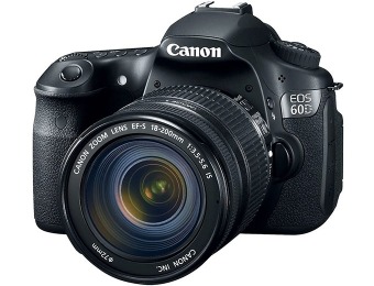 $400 off Canon EOS 60D DSLR Camera w/ 18-135mm IS Lens