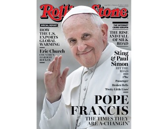 95% off Rolling Stone Magazine Subscription, $4.99 / 26 Issues