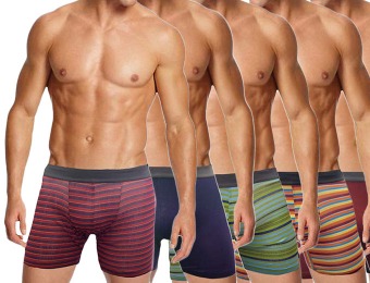 60% off 6-Pack of Assorted Men's Fashion Boxer Briefs