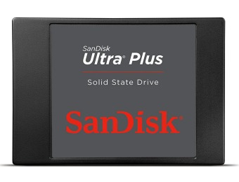 $90 off SanDisk Ultra Plus 2.5" 256GB SATA III MLC Internal SSD
