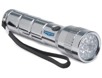 74% off RoadPro 14 LED Aluminum Rechargeable 600mAh Flashlight