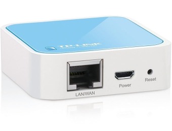 70% off TP-LINK TL-WR702N Nano Wireless N150 Travel Router