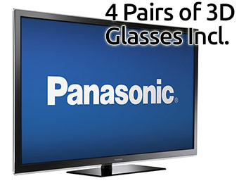 $800 off Panasonic TC-L55ET5 55" LED 1080p Smart 3D HDTV